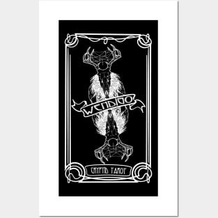 Cryptid Tarot Series: Wendigo Posters and Art